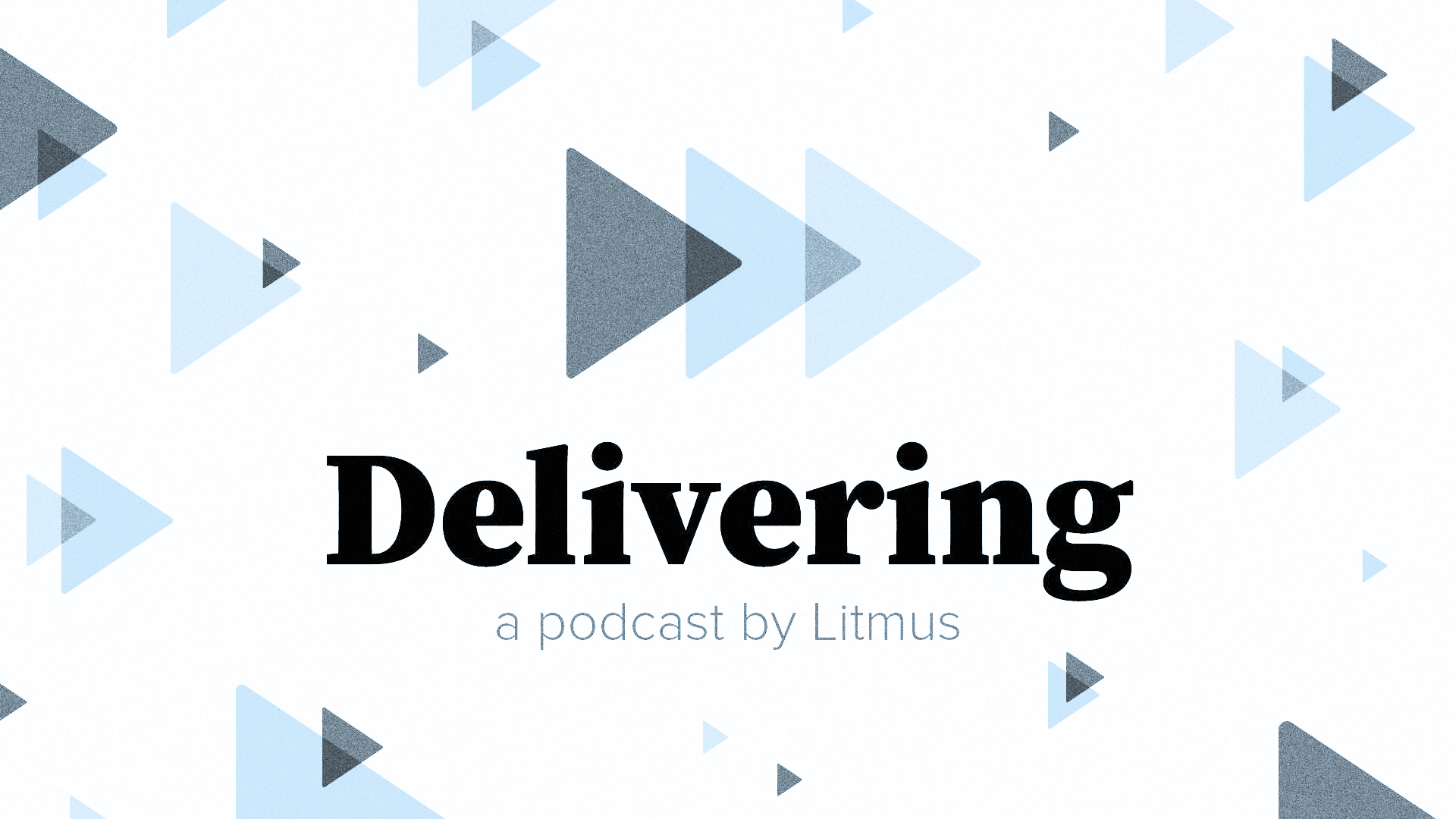 The cover art for the Delivering podcast.